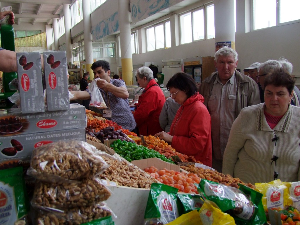 Au marché couvert à Yaroslavl