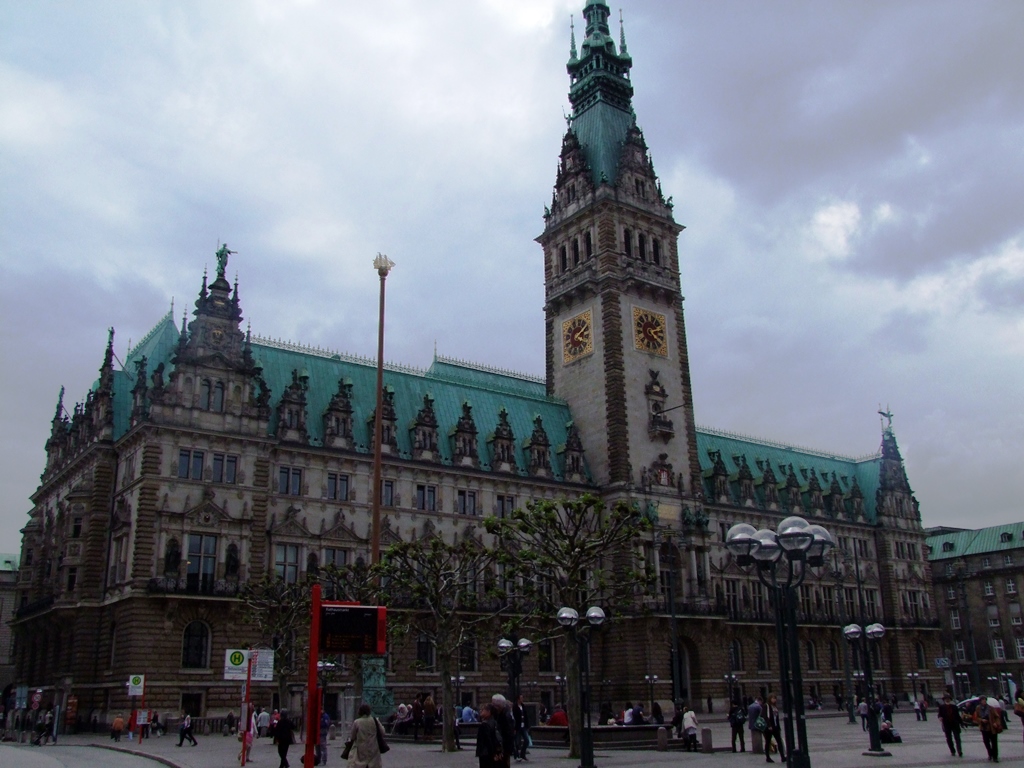 Hôtel de ville de Hambourg.