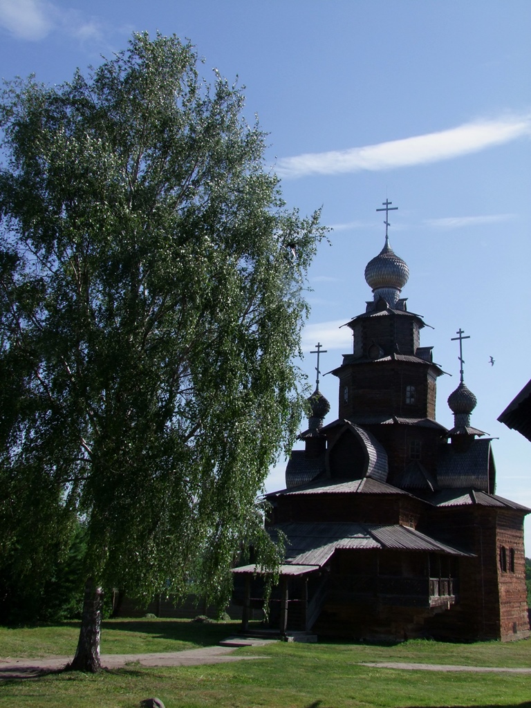 L’Eglise, une remarquable architecture en bois.