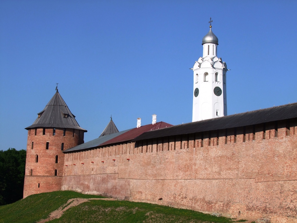Le Kremlin de Velikiy Novgorod.