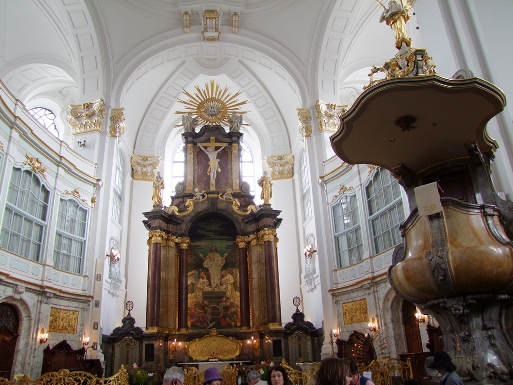 L’intérieur de l’église St Michel à Hambourg
