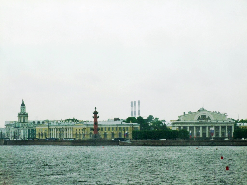 L’île Vassilievski, le Musée de la Marine de guerre.