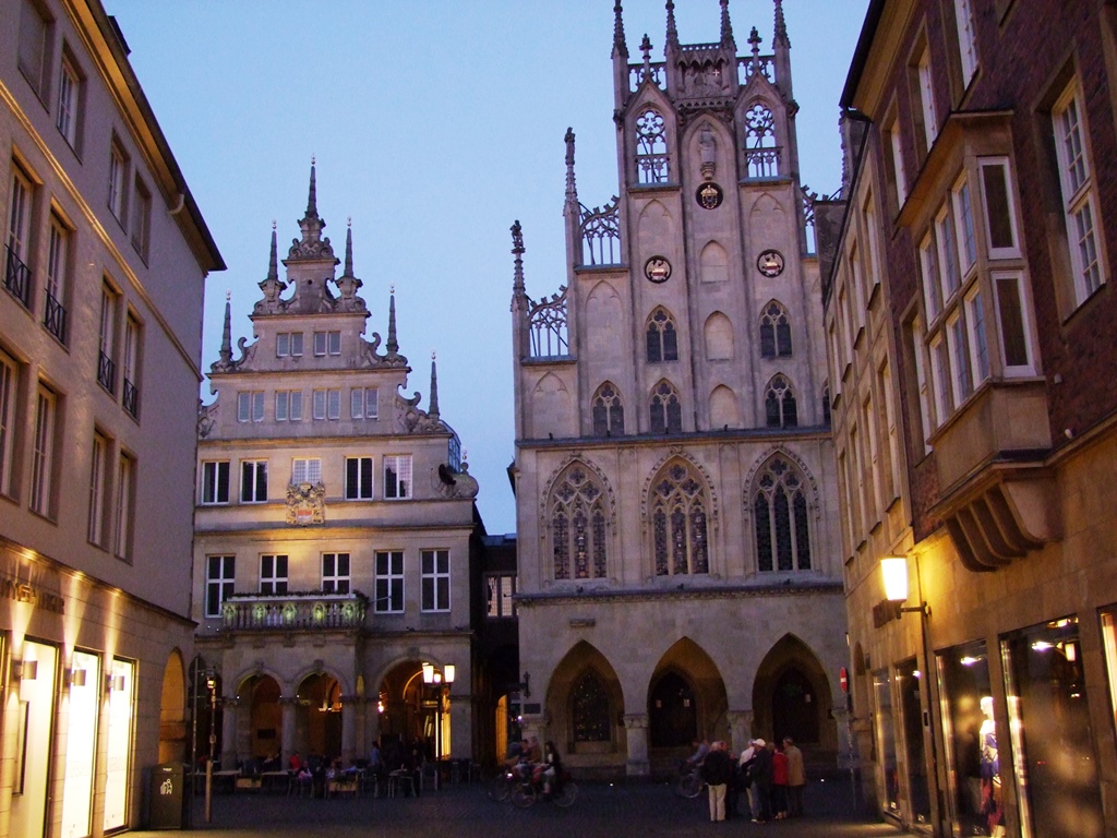 Münster, le batiment principal d’hôtel de ville
