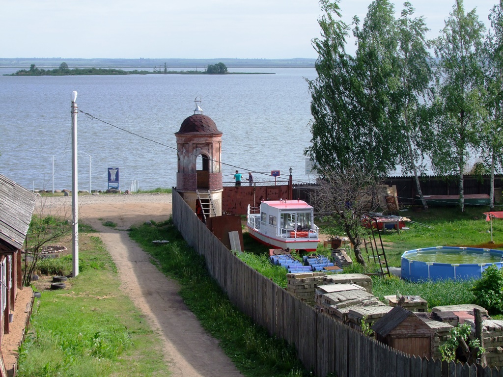 Vue sur le lac à Rostov