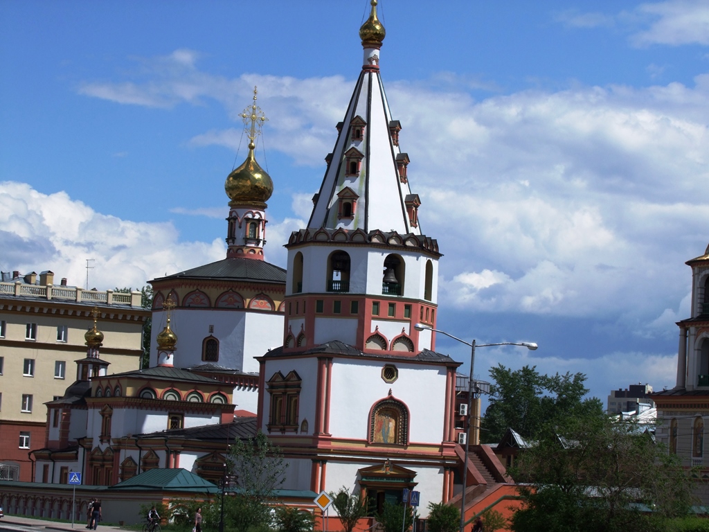 La cathédrale de la Théophanie à Irkoutsk.