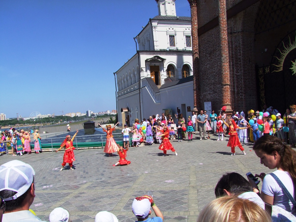 La célébration de la journée internationale des enfants, à Kazan.