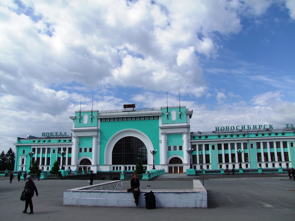 La gare centrale de Novossibirsk.