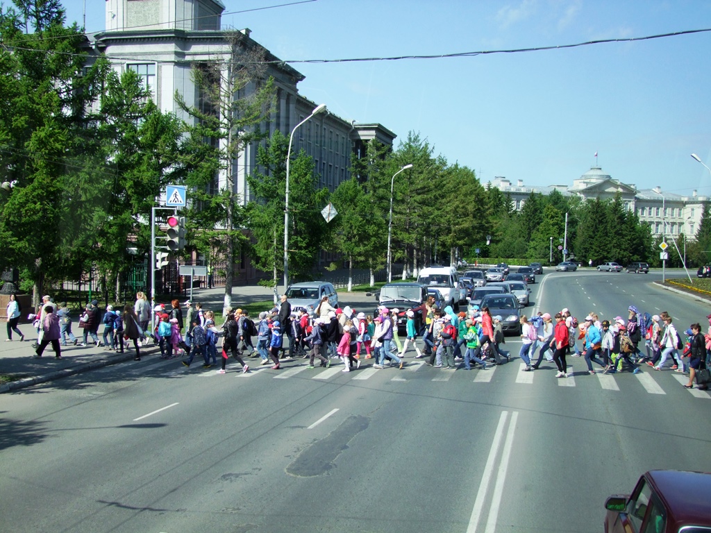 La place centrale d’Omsk.