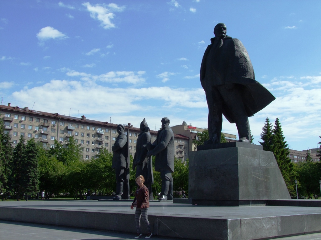 La statue de Lénine.