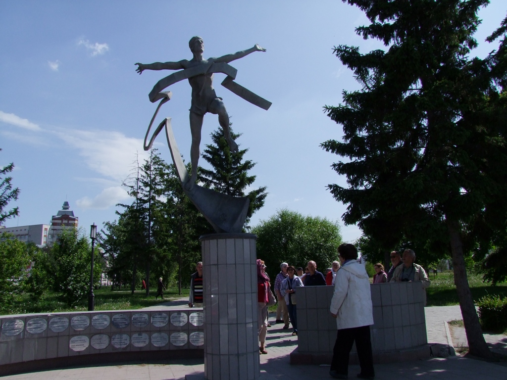 Le monument consacré aux marathoniens.