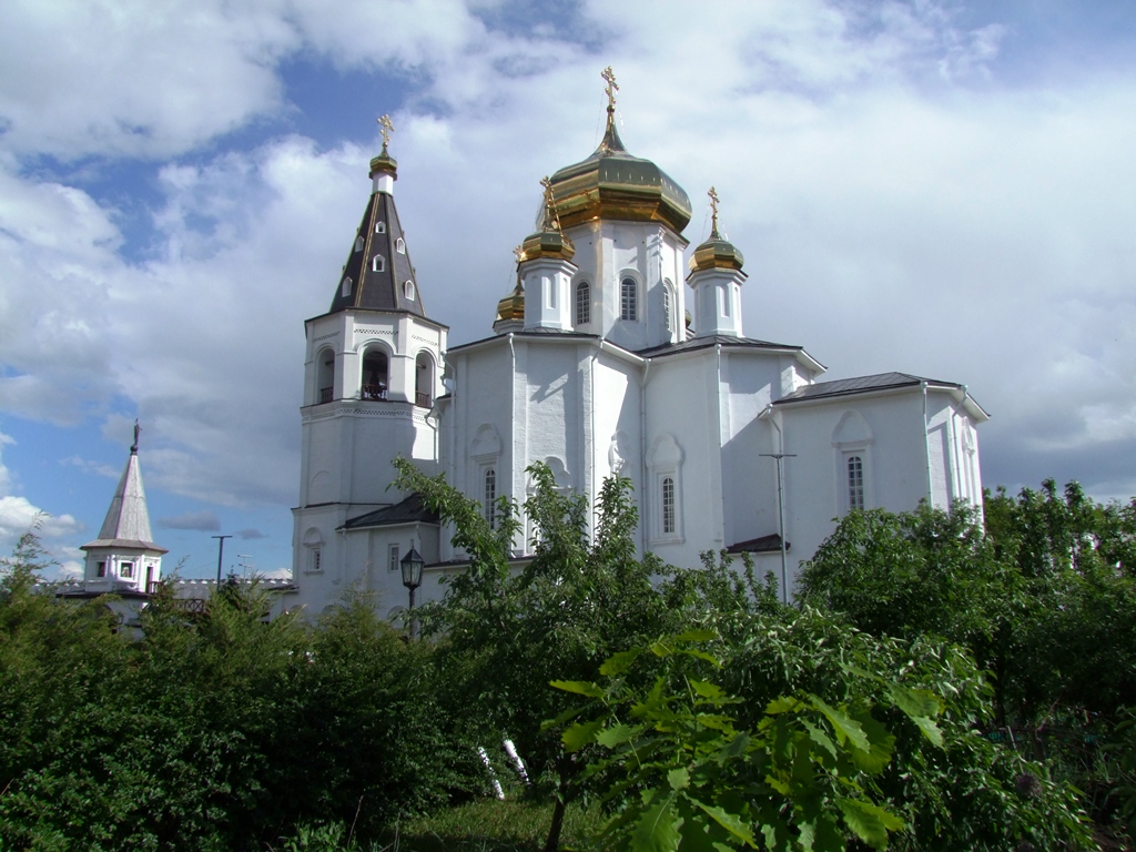 Les coupoles du monastère de la Sainte-Trinité.