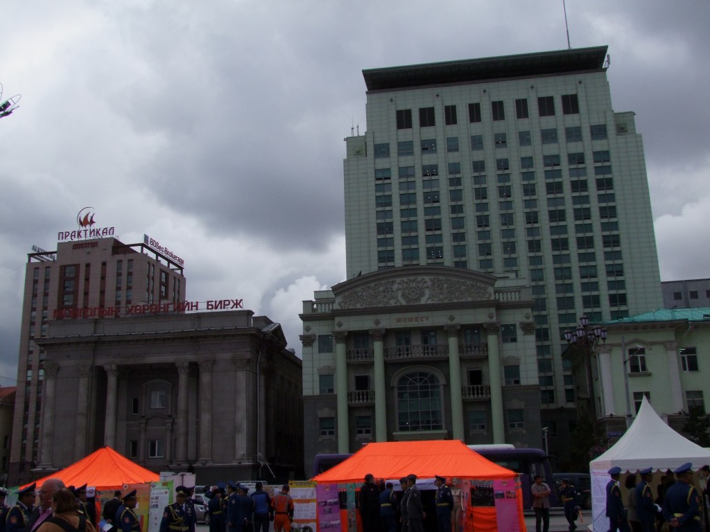 Sur la place de Sukhbaatar.