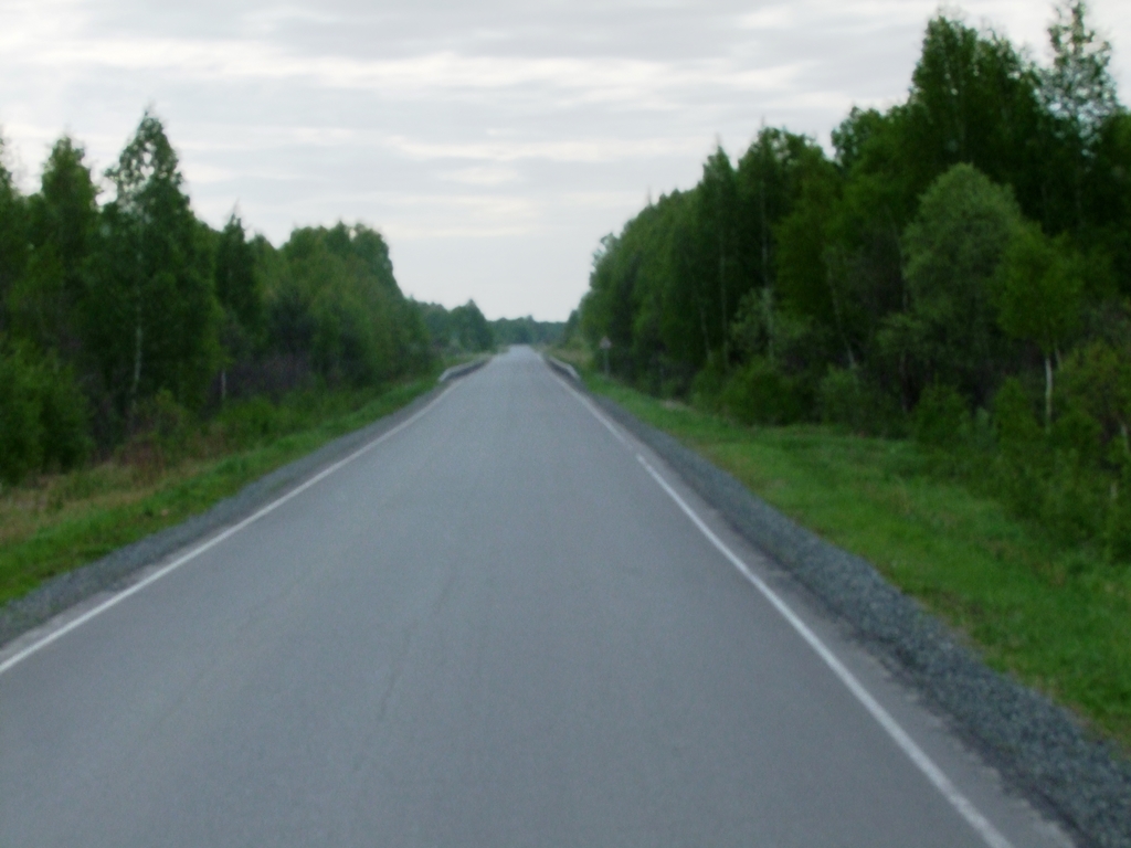 Sur la route à Omsk.