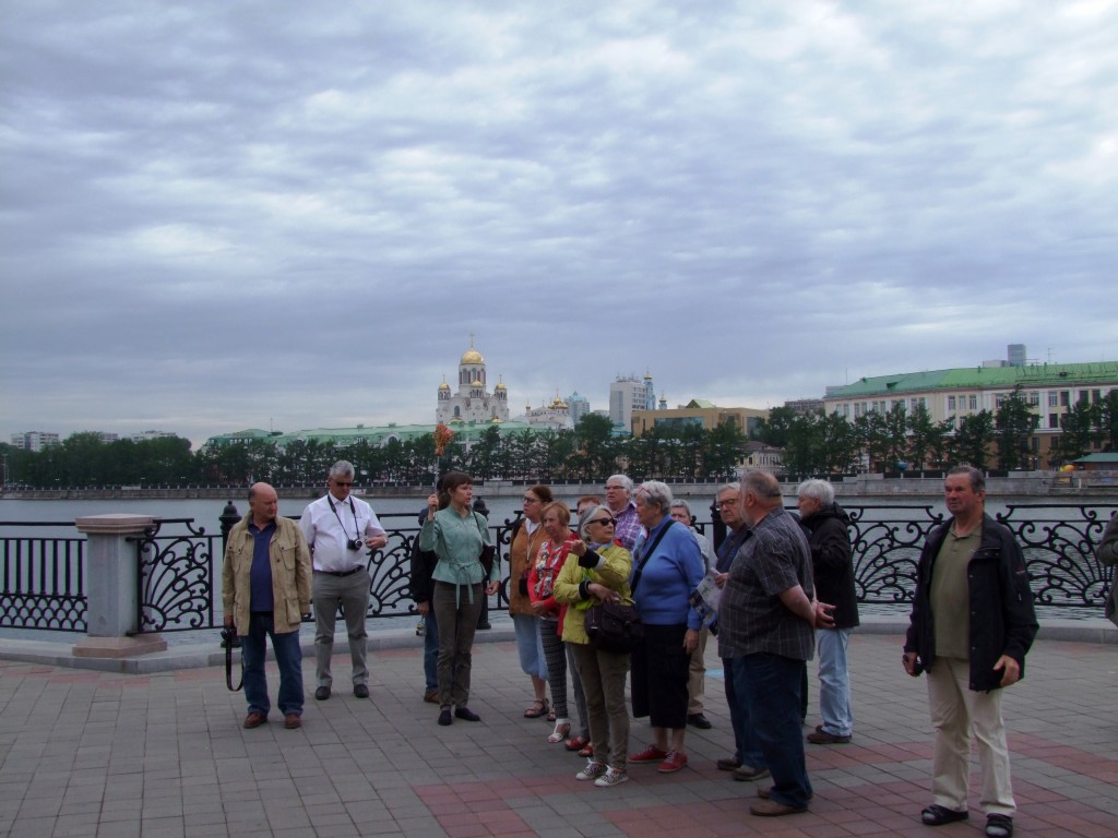 Visite de la ville Ekaterinbourg avec notre guide locale Anna.